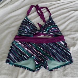 Prana Layhara Top and Raya Boyshort Swimsuit